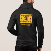 Drapeau écossais patriotique & Lion rampant, Écoss