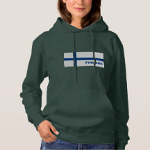 Drapeau finlandais en Finlande