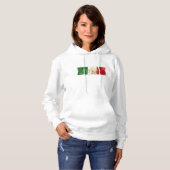 Pull À Capuche Drapeau italien (Devant entier)