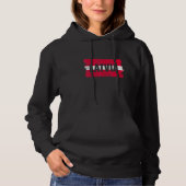 Pull À Capuche Drapeau Lettonie (Devant)