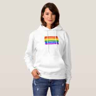 Pull À Capuche DRAPEAU PEINT de FIERTÉ de LGBTQ - copie -