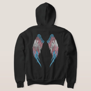 Pull À Capuche Drapeau transgenre - Anges