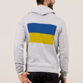 Pull À Capuche Drapeau-Ukraine-avec-Trident (Dos)