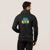 Pull À Capuche Drapeau ukrainien, Emblem & Ukraine mode / sports (Dos entier)