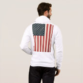 Pull À Capuche Drapeau USA (Dos entier)