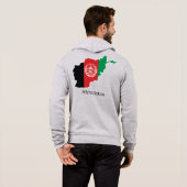 Pull À Capuche Drapeaux et pays Afghanistan (Dos entier)