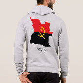 Pull À Capuche Drapeaux et pays Angola (Dos)