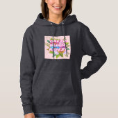 Pull À Capuche Dream Bloom Répéter Floral Motivational Sweatshirt (Devant)