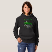 Pull À Capuche Drôle Buffalo Plaid Camion vert Penguin Bird St Pa (Devant entier)
