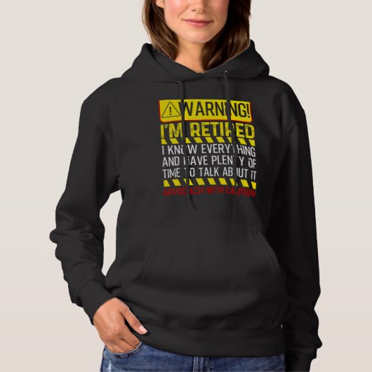 Pull À Capuche Drôle Cadeaux de retraite Hommes Femmes Retraite A (Devant)