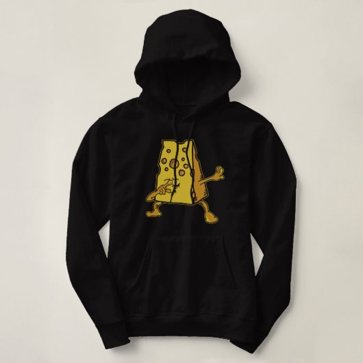 Pull À Capuche Drôle Dabbing Cheddar Cheese Dessin Les Enfants (Design devant)