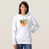 Pull À Capuche Drôle de dinosaure Meilleur enseignant de la class (Devant entier)