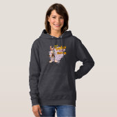 Pull À Capuche Drôle de lapin meilleur professeur de la classe (Devant entier)