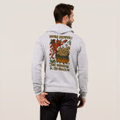 Pull À Capuche Drôle Mème Médiéval Diable Dessin Halloween (Dos entier)