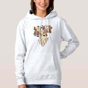 Pull À Capuche Drôle Mignon Allons-y Fantômes Sweat-shirt Hallowe