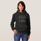 Pull À Capuche Drôle Tequila Vilaine Chandail De Noël Pour Hommes (Devant entier)
