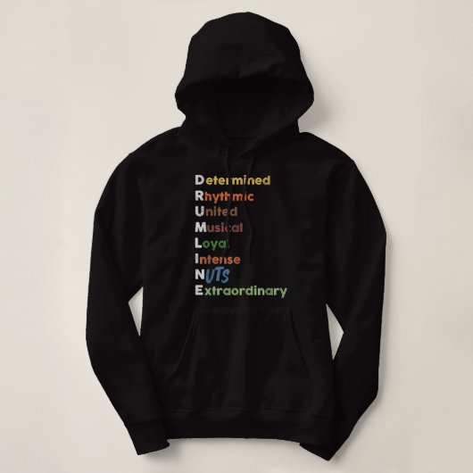 Pull À Capuche Drumline (Design devant)