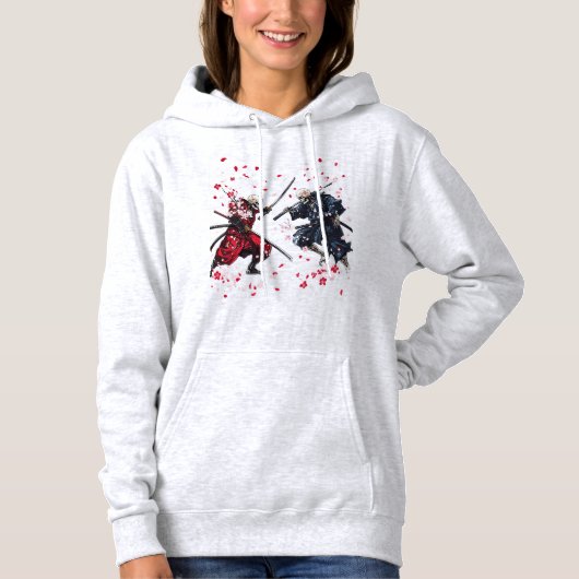 Pull À Capuche Du duel de samouraï crâne (Devant)