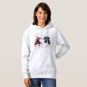 Pull À Capuche Du duel de samouraï crâne (Devant entier)