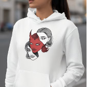 Pull À Capuche Duality Woman Hoodie
