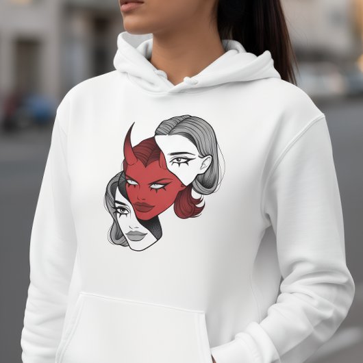 Pull À Capuche Duality Woman Hoodie