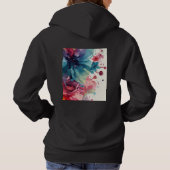 Pull À Capuche Eau de Parfum Florale Tendance Unique Moderne (Dos)