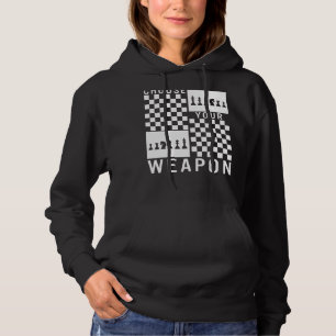 Pull À Capuche Échecs Choisir Votre Arme Jeu Joueur Stratégie