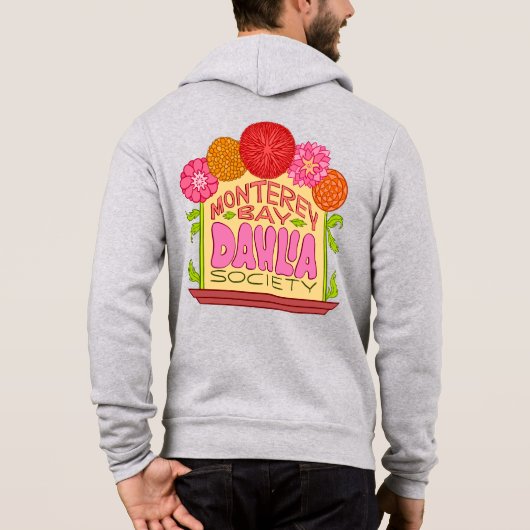 Pull À Capuche éclair et zip lumineux (Dos)
