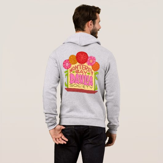 Pull À Capuche éclair et zip lumineux (Dos entier)