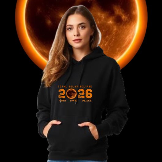 Pull À Capuche Éclipse solaire totale 2026