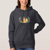 Pull À Capuche Écureuil aquarelle (Devant)