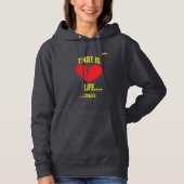Pull À Capuche Edgy Y2K Broken Heart Hoodie - That Is Life Cruel (Devant)