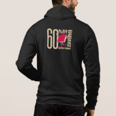 Pull À Capuche Éducation drôle d'ignorance interdite pour les bib (Dos)