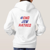 Pull À Capuche #EJH Sweatshirt féminine en blanc (Dos)