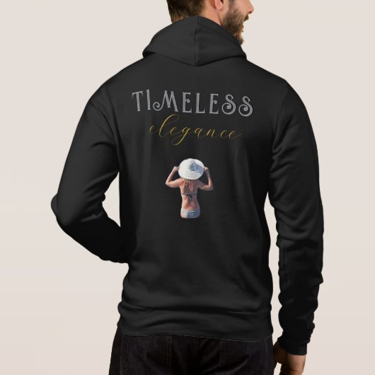 Pull À Capuche Élégance intemporelle (Dos)