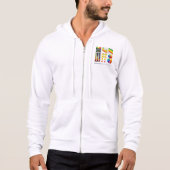 Pull À Capuche Éléments d'infographie et visualisation de données (Devant)