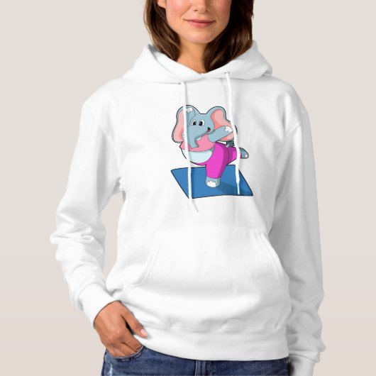 Pull À Capuche Eléphant au Yoga Exercices d'étirement à debout (Devant)