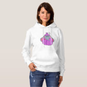 Pull À Capuche Eléphant avec thermomètre à fièvre (Devant entier)