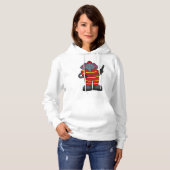 Pull À Capuche Elephant comme pompier avec tuyau (Devant entier)