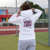 Pull À Capuche Elle a un Graffiti Coeur & Soul mignon