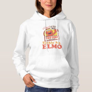Pull À Capuche Elmo qui fait signe Graphisme Rétro Tickle Me