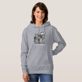 Pull À Capuche Emblème croisé HUFFLEPUFF™ (Devant entier)