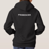 Pull À Capuche Emblème de l'épée de la liberté – Graphique de rés (Dos)