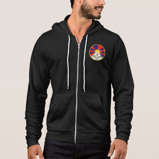 Pull À Capuche Emblème du Tibet (Devant)
