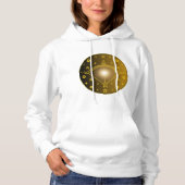 Pull À Capuche Emblème du zodiaque Sagittaire Symbole céleste min (Devant)