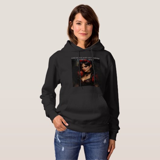 Pull À Capuche Empoisonné par la conception (Devant entier)