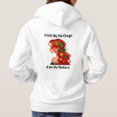 Pull À Capuche Empreinte Emeraude : le jour de St. Patty personna (Dos)