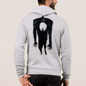 Pull À Capuche Encre parlant de fantaisie V06 Un chat de l'enfer (Dos)