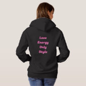Pull À Capuche Énergie de l'amour (Dos entier)
