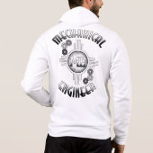 Pull À Capuche Engins mécaniques (Dos)